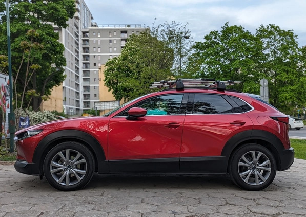 Mazda CX-30 cena 23595 przebieg: 47000, rok produkcji 2021 z Warszawa małe 137